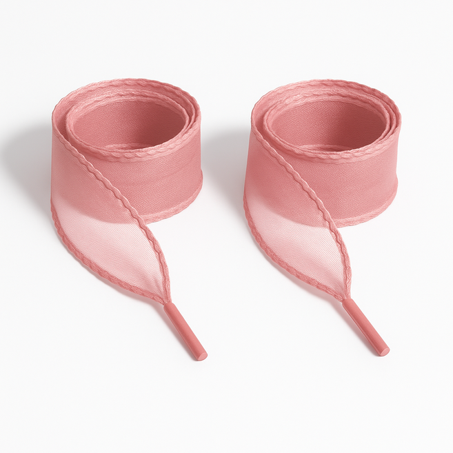 레이스 쉬폰 리본 운동화 끈 신꾸 신발꾸미기 슈즈참 슈참 오간자