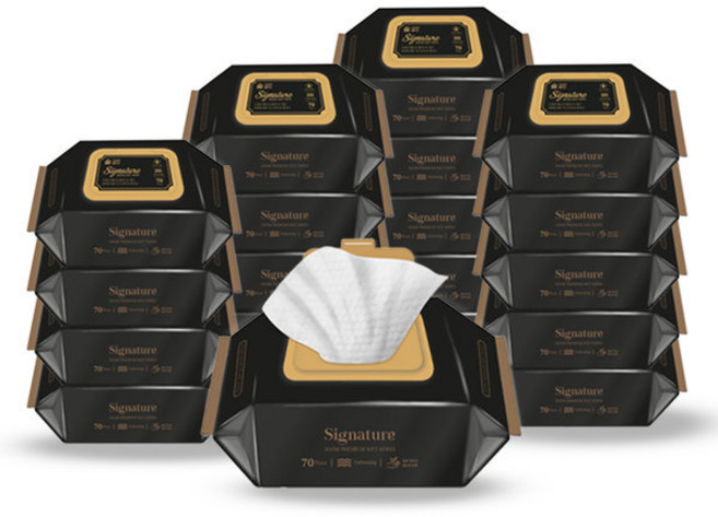 파이브온 파이브온 숨 시그니처 물티슈 캡형 70매 20팩, 70, 1개