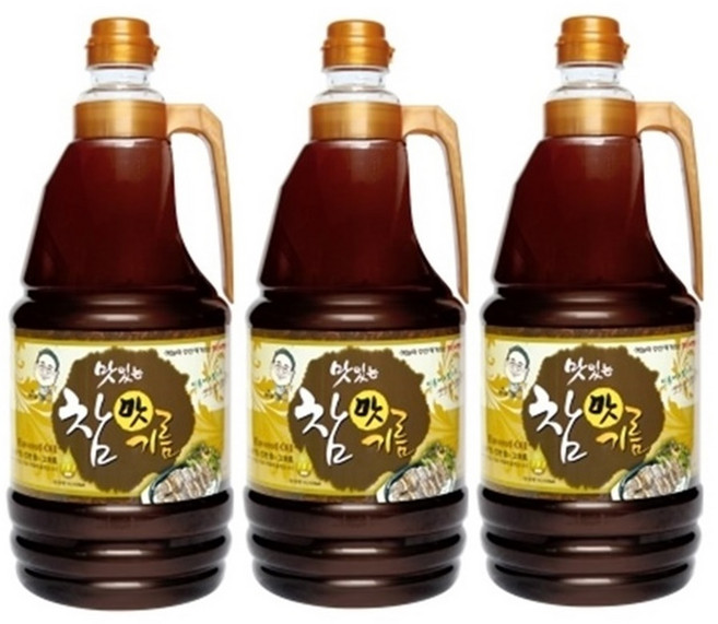 호재원 대용량 식당용 업소용 향미유 참맛기름1.8리터, 3개, 1.8L