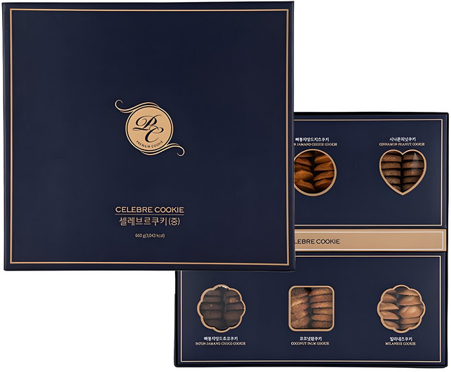 신라명과 셀레브르쿠키 중, 640g, 1세트