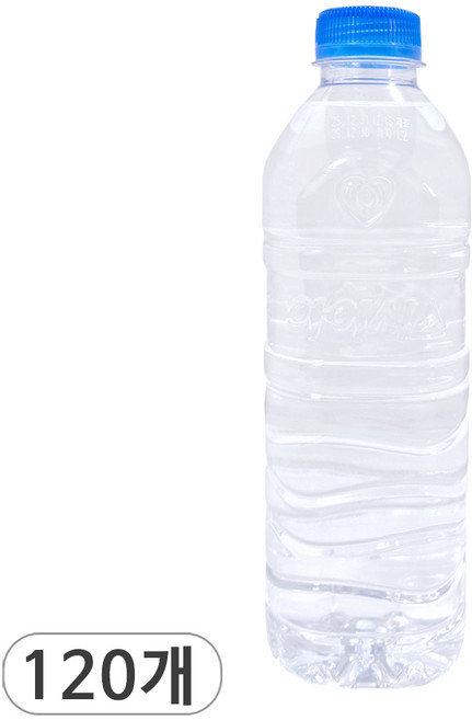 아이시스 무라벨 먹는샘물, 500ml, 120개