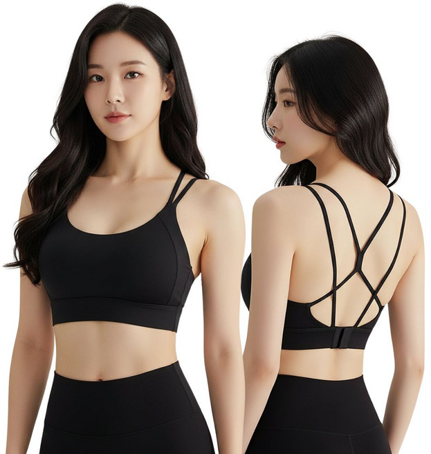 필라테스 스포츠브라 하이서포트 보정 운동용 브라탑