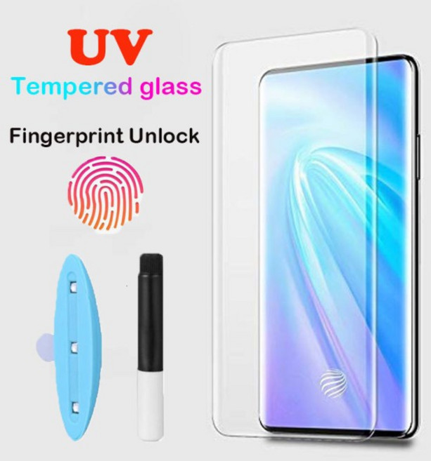 호환 Vivo X Fold 2 Pro Plus용 3D 곡면 전체 접착 UV 강화유리 스크린 보호필름, 01 번들 20, 01 CHINA, 01 Vivo X Fold