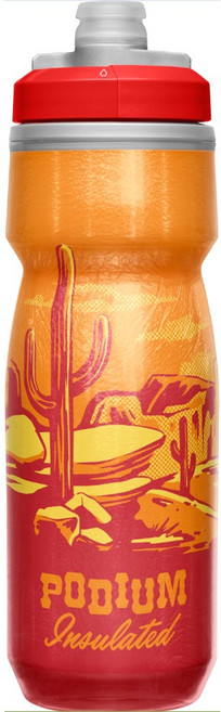 Camelbak Podium 限量保冷噴射水壺 620ML 腳踏車 跑步 登山, CC17 限量熱情沙漠-620ML, 1個