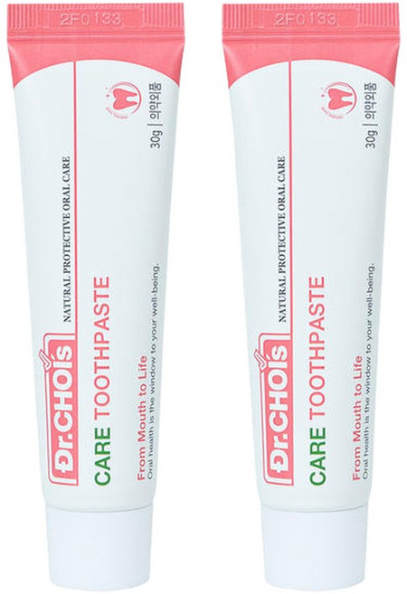 좋은치약 케어 2개 닥터초이스 연세대학교 치과대학 처방 병원치약, 30g