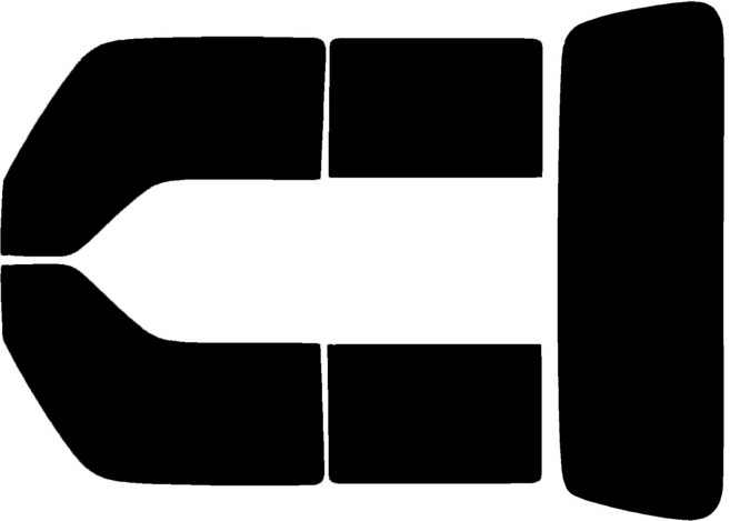 로톰 프론티어 측후면 썬팅필름 DIY 셀프 열차단 썬팅지, 프론티어 더블캡 (97-04), RTF-7S 15 (중간), 기아