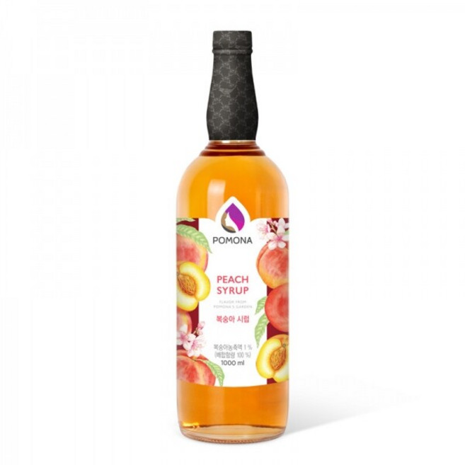 포모나 믹솔로지 펄피그린애플 시럽, 1L, 2개