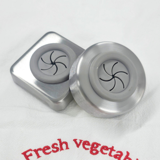 올피노 스테인리스 타올 주방걸이 덜튼 스텐 키친홀더 1p, 1개, 라운드실버