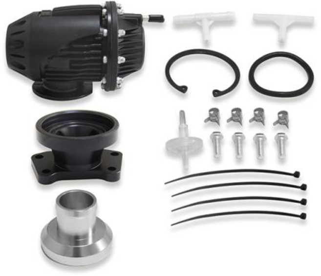 새로운 자동차 액세서리 SQV4 SSQV4 블로우 오프 밸브 Kia Stinger 2.0 T 2.0 Turbo YX00716 용 직접 맞춤 어댑터 포함, 4) whole set Black