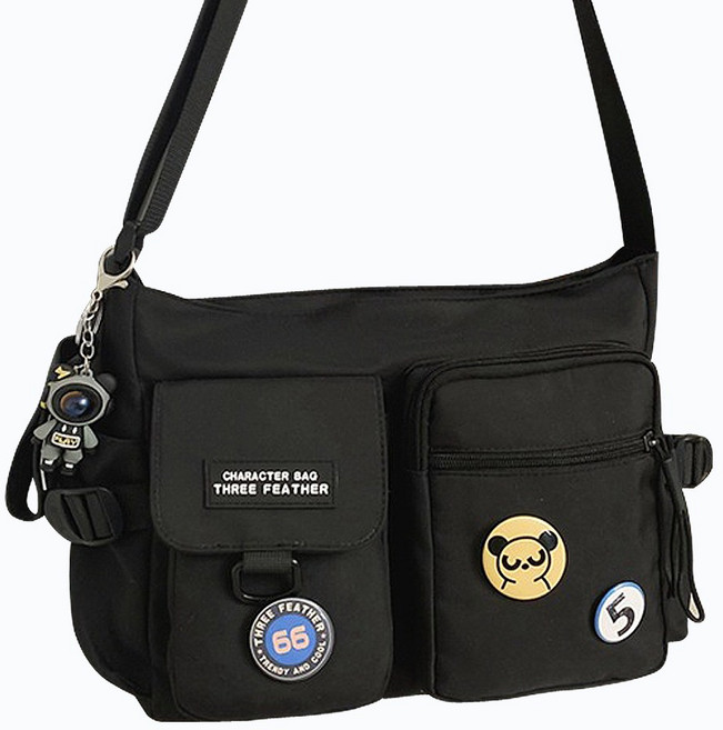 로클로라 남녀공용 학생 메신저백 학교 학원 가방 크로스백