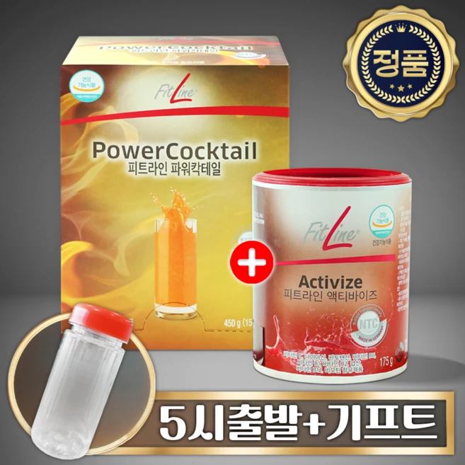 독일PM쥬스 2종세트 파워칵테일+ 액티바이즈, 175g, 1세트 - 쿠팡