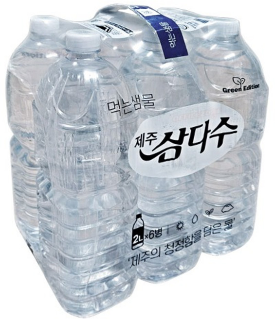 제주 삼다수 2L X 6개 무라벨