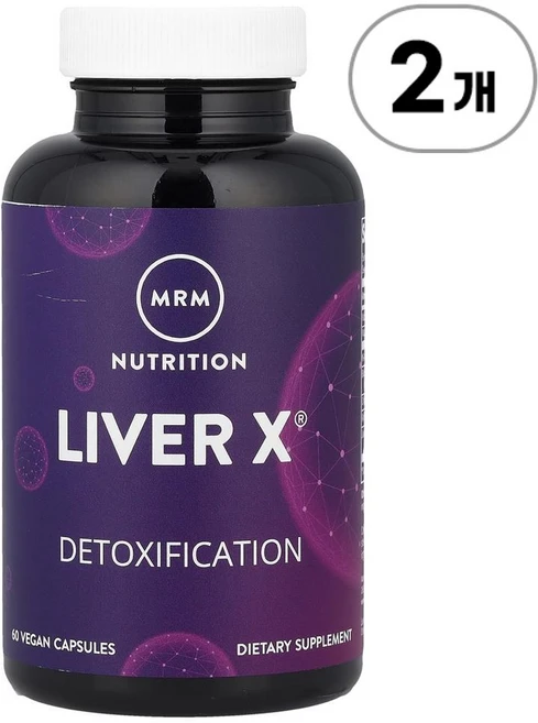 MRM 뉴트리션 리버 X(간 건강) MRM Nutrition Liver X® 60정, 2개 - 쿠팡