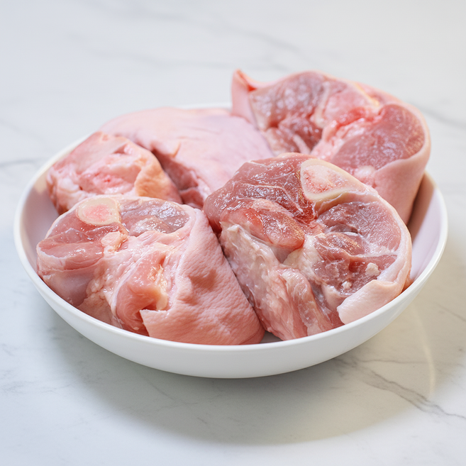 행복한돈 국내산 냉동 뒷장족 쫄데기_뼈사태 2개 2kg내외, 절단쫄데기