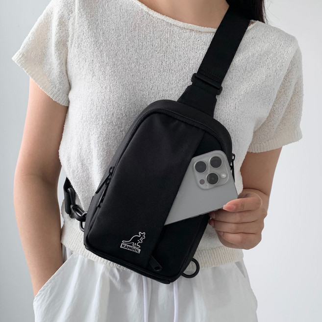 캉골 이지 슬링백 S 1270 남녀공용 심플 미니 크로스백 여행 가방