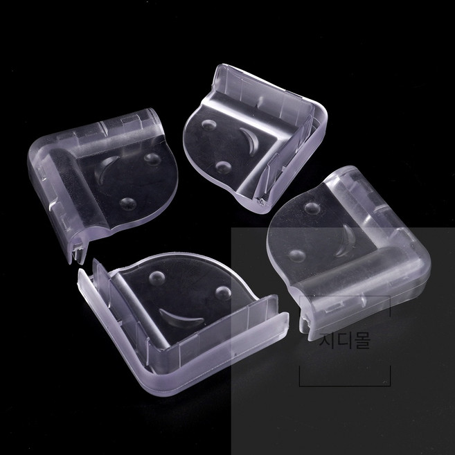 4P 투명 라운드 모서리보호대 잘라쓰는모서리보호대, 1개