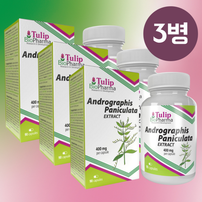 염증 수치 낮추는 천심련 추출물 효능 영양제 3병 독일 내수용, 3개, 90정