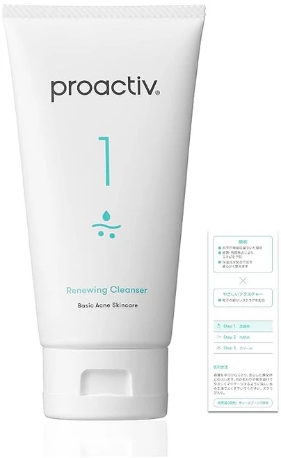 NEW 프로액티브 약용 리뉴잉 클렌저 (120g 1병) 60일분 사용법 가이드 포함 모공각질관리 스크럽 세안 맨즈에게도 세안폼 세안 성인 프로액티브 proactiv 공식 의약외품, 1개, 120g - 쿠팡