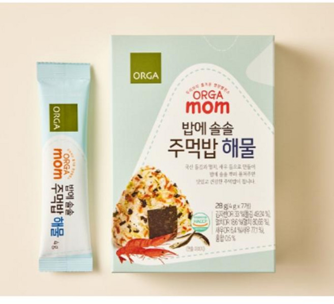 풀무원 밥에 솔솔 주먹밥 해물 28g 2개