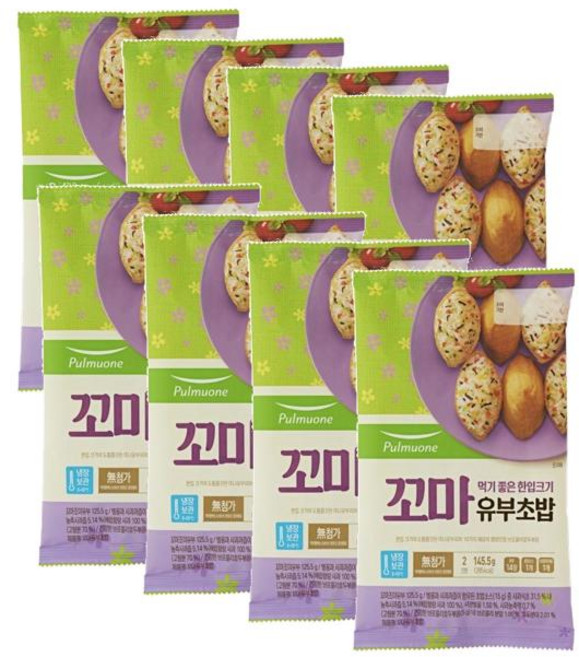 풀무원 꼬마 유부초밥 재료 2인분, 8개, 145.5g