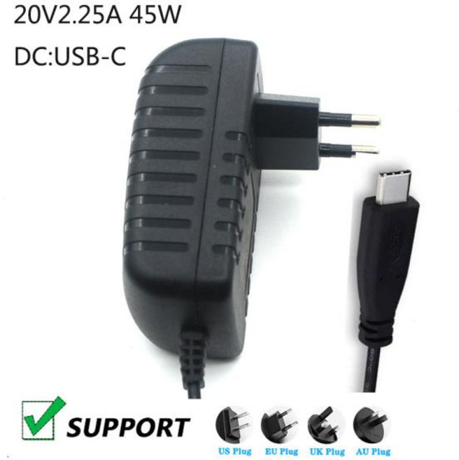 ASUS 크롬북 C타입 USB-C AC 어댑터 충전기 20V 2.25A 45W C302 C302C C523 C523N C523NA UX370UA UX370U U, [04] AU