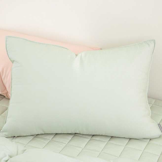 먼지없는 모달 100% 부드러운 누빔 베개 커버 50x70 2P