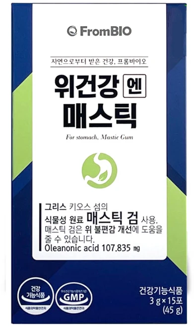위 건강엔 매스틱 6개월분, 45g, 12개 - 쿠팡