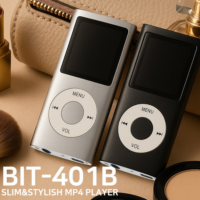BIT-401B (8GB) MP3 플레이어 TF외장메모리카드지원, BIT-401B (8GB) 블랙
