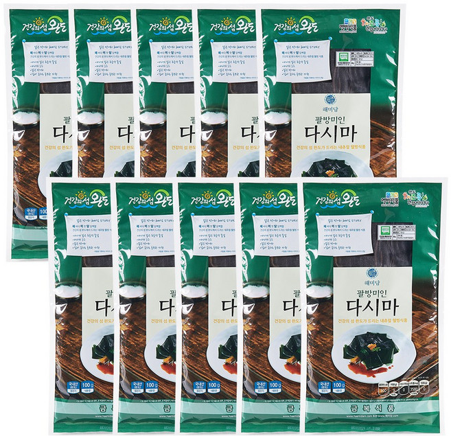 금복식품 미역 다시마 대량포장 묶음상품 햇제품, 10개