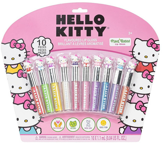 헬로키티 10피스 립 글로스, 1개