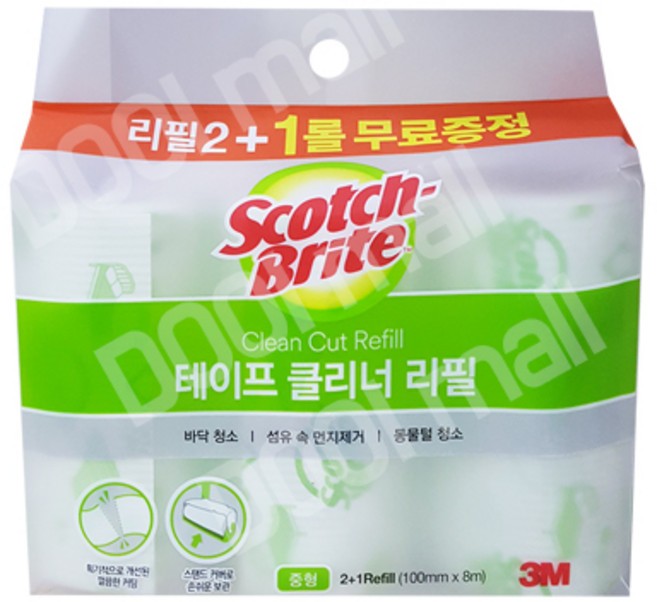 3M 테이프 클리너 리필 중형 2+1 스카치브라이트