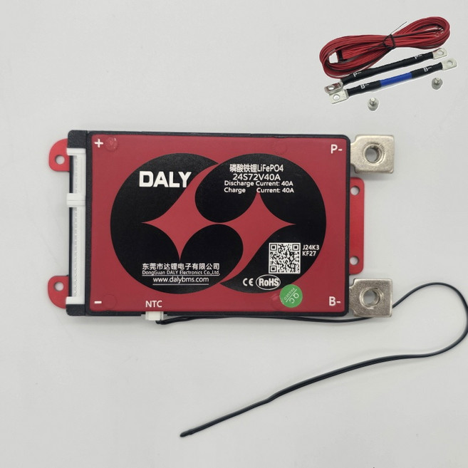 [24S 40A]Daly 40A BMS 인산철 LiFePo4 보호회로 (72/86.4V)