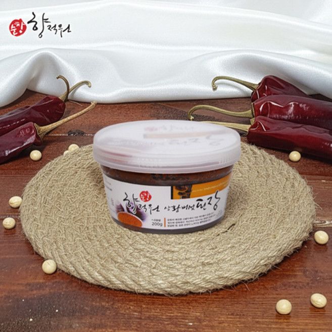 한국 전통의 맛 / 발효 식품의 명가/ 향적원 / 상황버섯 된장, 1개, 200g