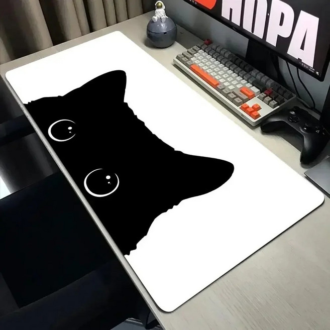 게이밍 장패드 고양이 캐릭터 마우스패드 300X600X2MM, 1개, 그림 7