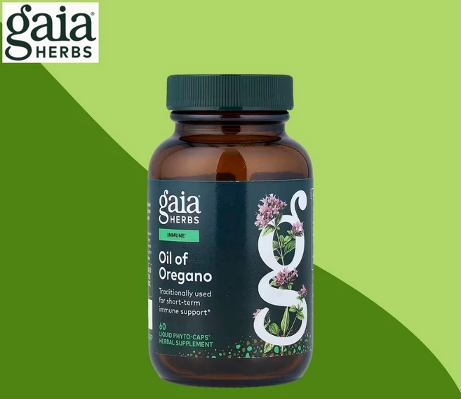 가이아허브 오레가노 오일 Oregano 티몰 타이몰 60정, 1개 - 쿠팡