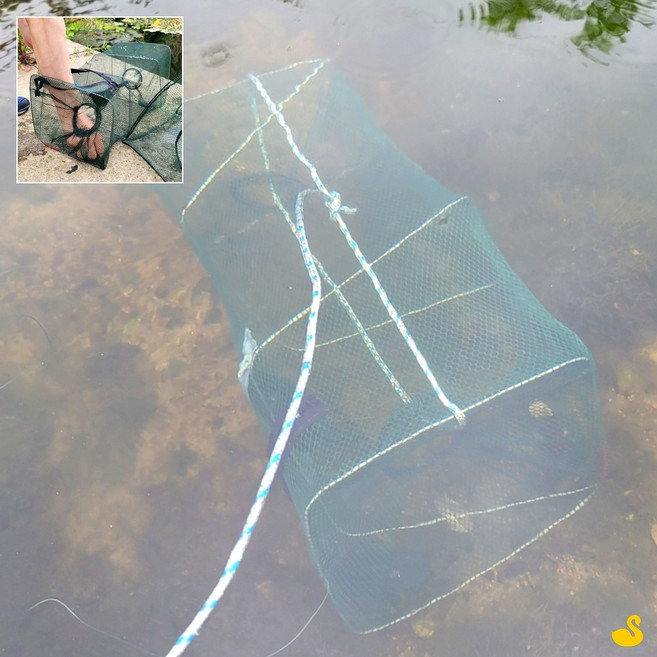 GOS 낚시 사각 통발 새우통발