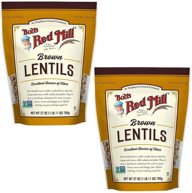 밥스레드밀 렌틸 헤리티지 빈, 765g, 2개
