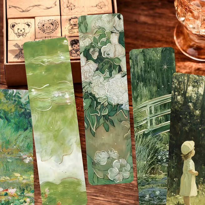 감성아트몰 책갈피 북마크 30p 세트, 숲길