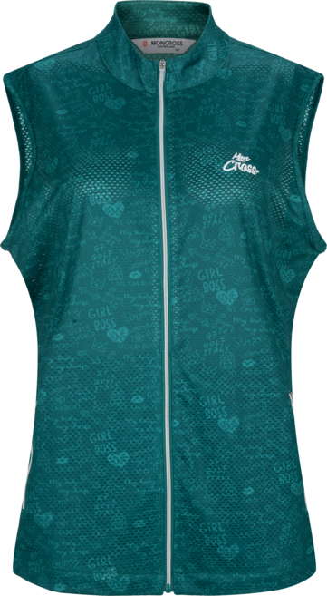 스위스 몽크로스 골프 여성 풀집업 쿨 조끼