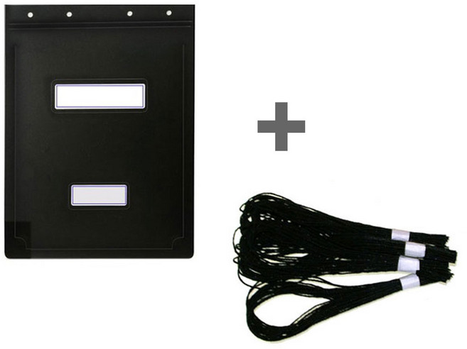 대영바인텍 A4 PP 흑표지-상철 10세트 + 철끈 대형 100줄 1봉, 1개