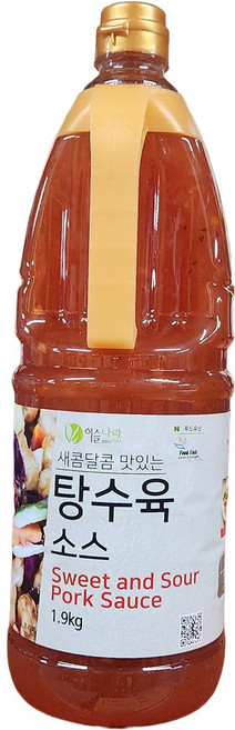 이슬나라 탕수육 소스 1.9kg 양념, 1개