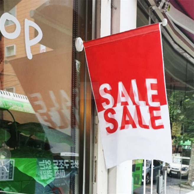 마스온 흡착 깃발봉 업소깃발봉, 크롬, 1개