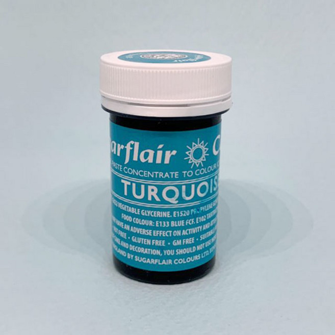 공예몰 Sugarflair 슈가플레어 22. Turquoise 슈가크래프트 설탕공예 색소, 1개