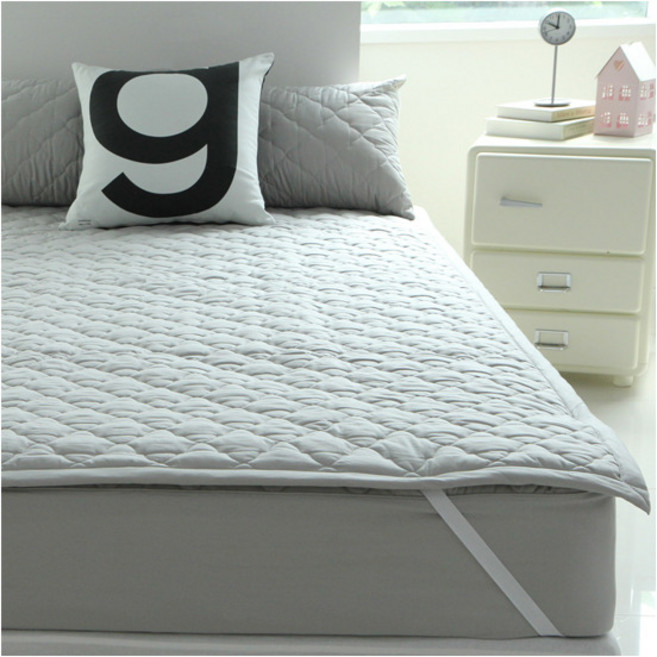 [바숨] 순면누빔 고정밴드 침대패드 킹(K) 165x210