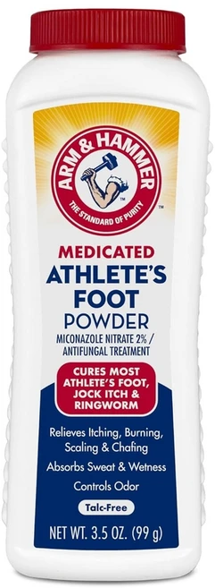 암앤해머 발 관리 파우더 땀 흡수 발냄새 제거 105ml - 쿠팡