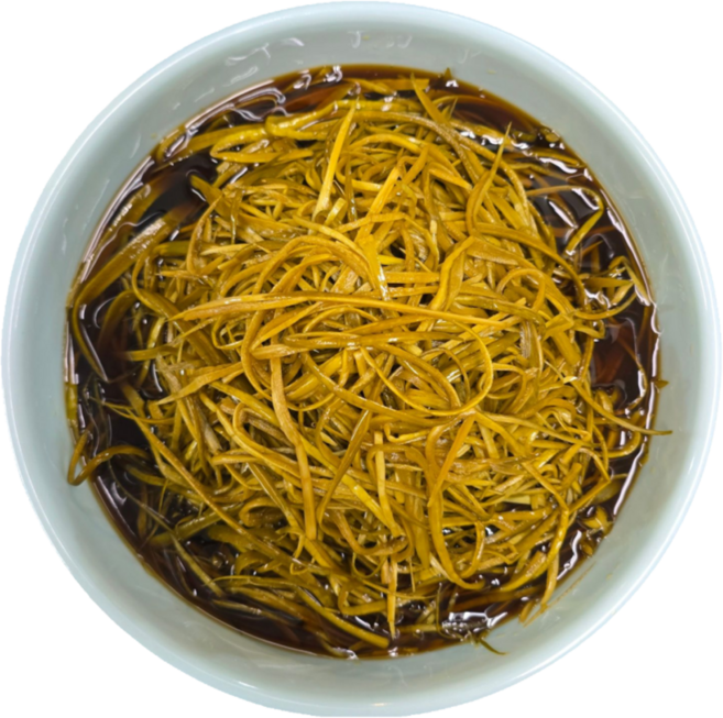 새콤달콤 알싸한 간장 마늘쫑채 장아찌 국내제조 특별한 식감 맛있는 반찬, 1kg, 1개