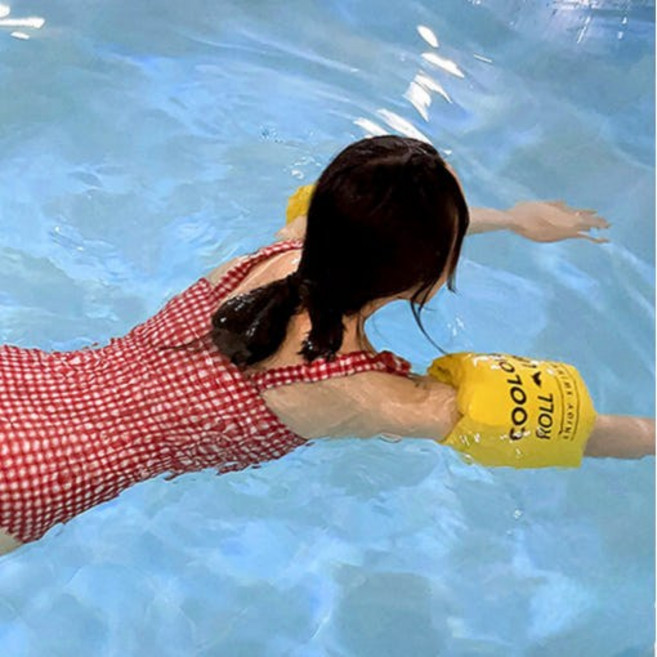 [물놀이 필수템] 성인 어린이 겸용 물놀이 팔튜브 캐리비안베이 암튜브, 1세트, 핑크