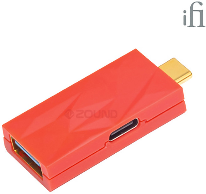 아이파이오디오 노이즈제거 필터 (국내정품) iFi Audio iDefender+, Type C to Type A