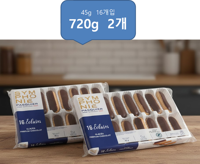 파스키에 에끌레어 초코 45g*16입 720g x 2개