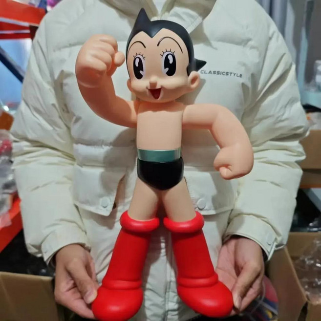 대형 애니메이션 아스트로보이 마이티 아톰 피규어 테츠완 이동식 액션 조각상 컬렉션 모델 휴일 선물, 1개, 색상: 2. 39cm